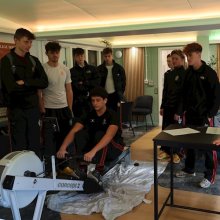 College House Row the Distance